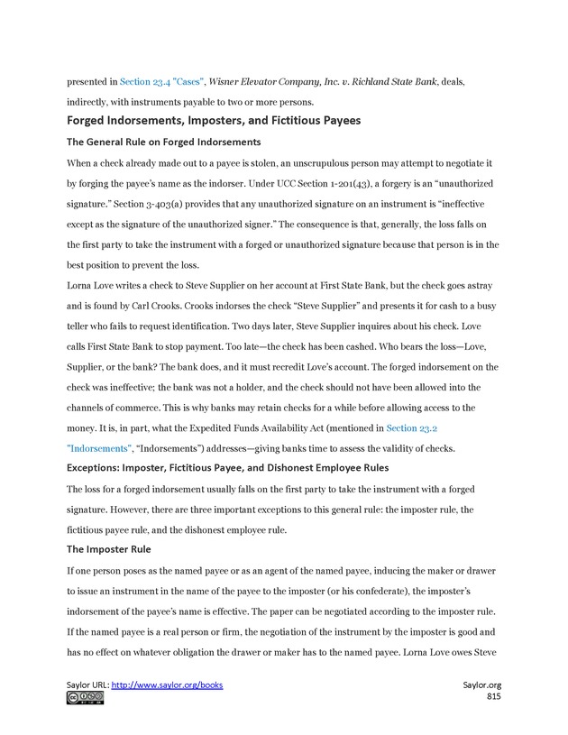 Business Law and the Legal Environment - Page 815
